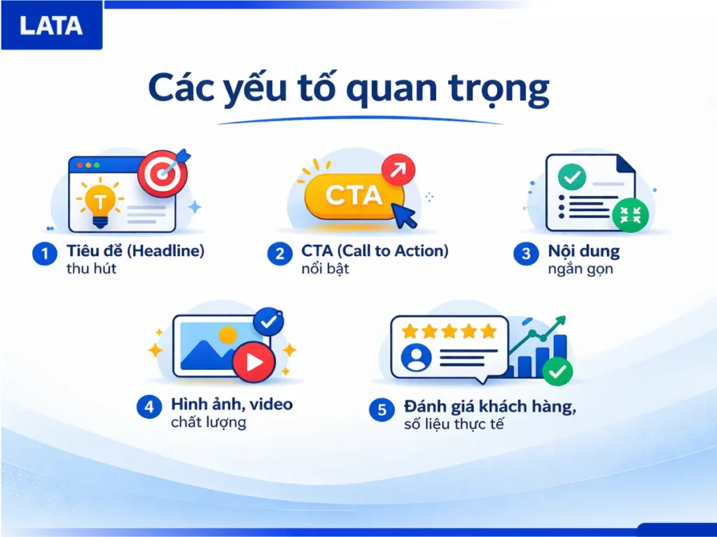 Các yếu tố quan trọng trong Landing Page Optimization