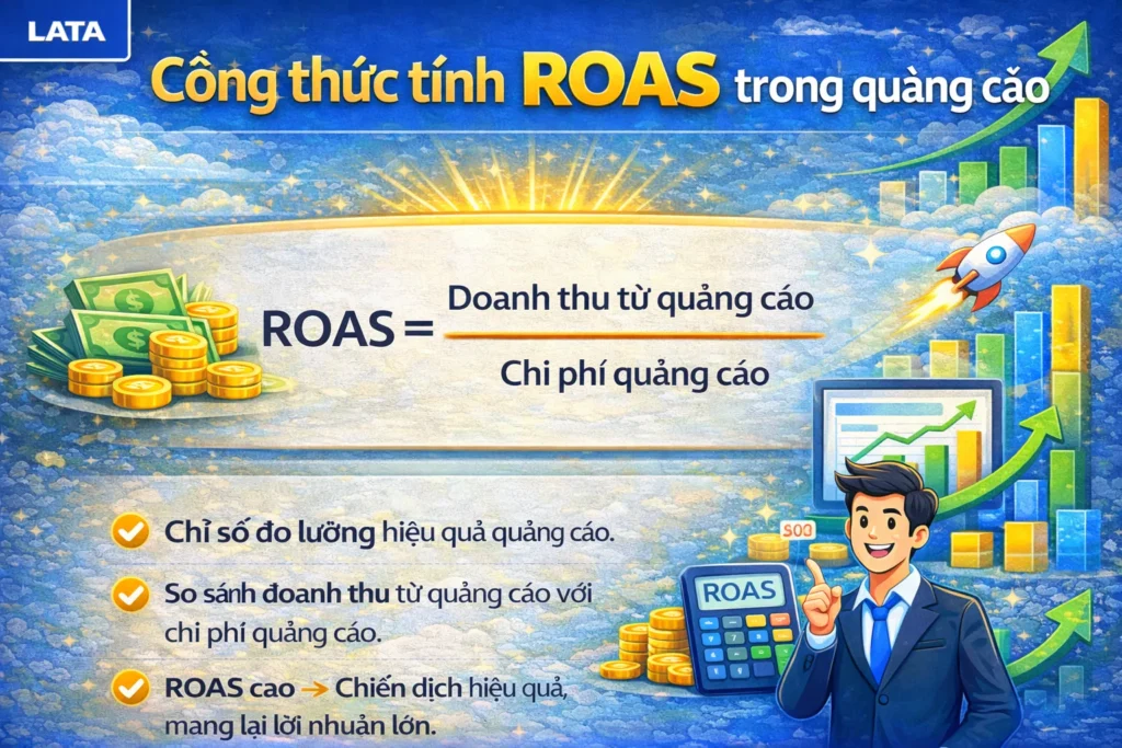 Công thức tính ROAS trong quảng cáo