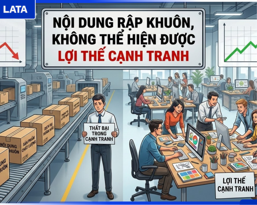 Nội Dung Rập Khuôn, Không Thể Hiện Được Lợi Thế Cạnh Tranh