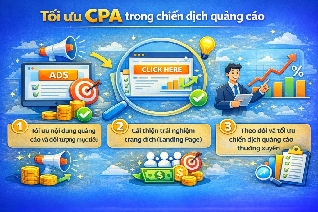 Tối ưu CPA trong chiến dịch quảng cáo