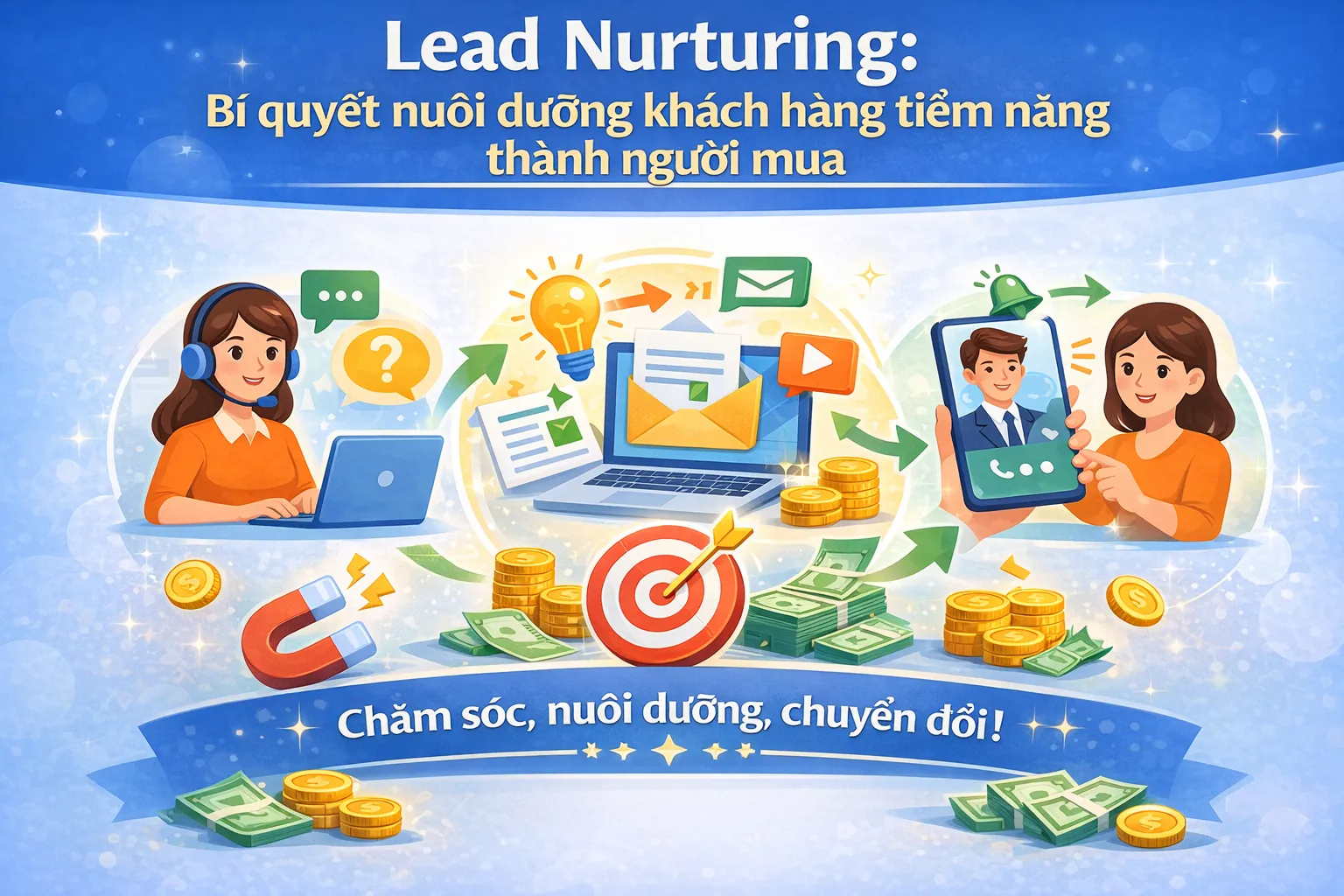 Lead Nurturing: Bí quyết nuôi dưỡng khách hàng tiềm năng thành người mua