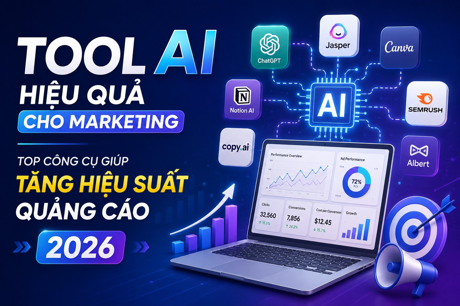 Tool AI Hiệu Quả Cho Marketing Top Công Cụ Giúp Tăng Hiệu Suất Quảng Cáo 2026